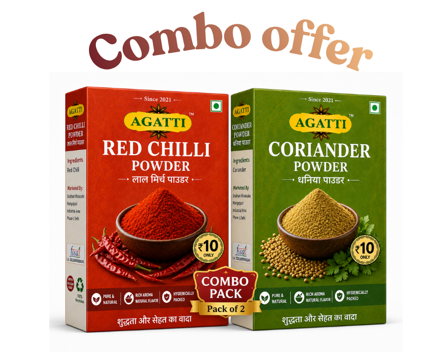 Combo Red Chilli Powder & Coriander Powder 60g(Pack of 2)