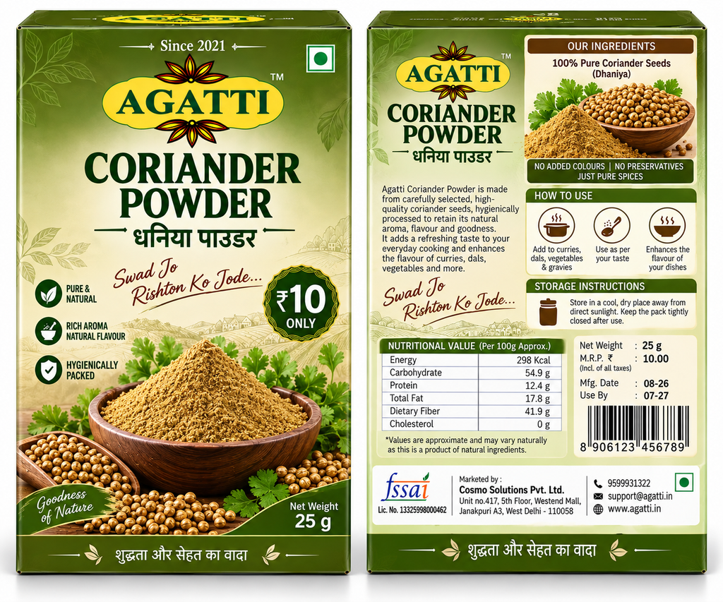 Combo Red Chilli Powder & Turmeric Powder & Coriander Powder 90g(Pack of 3)