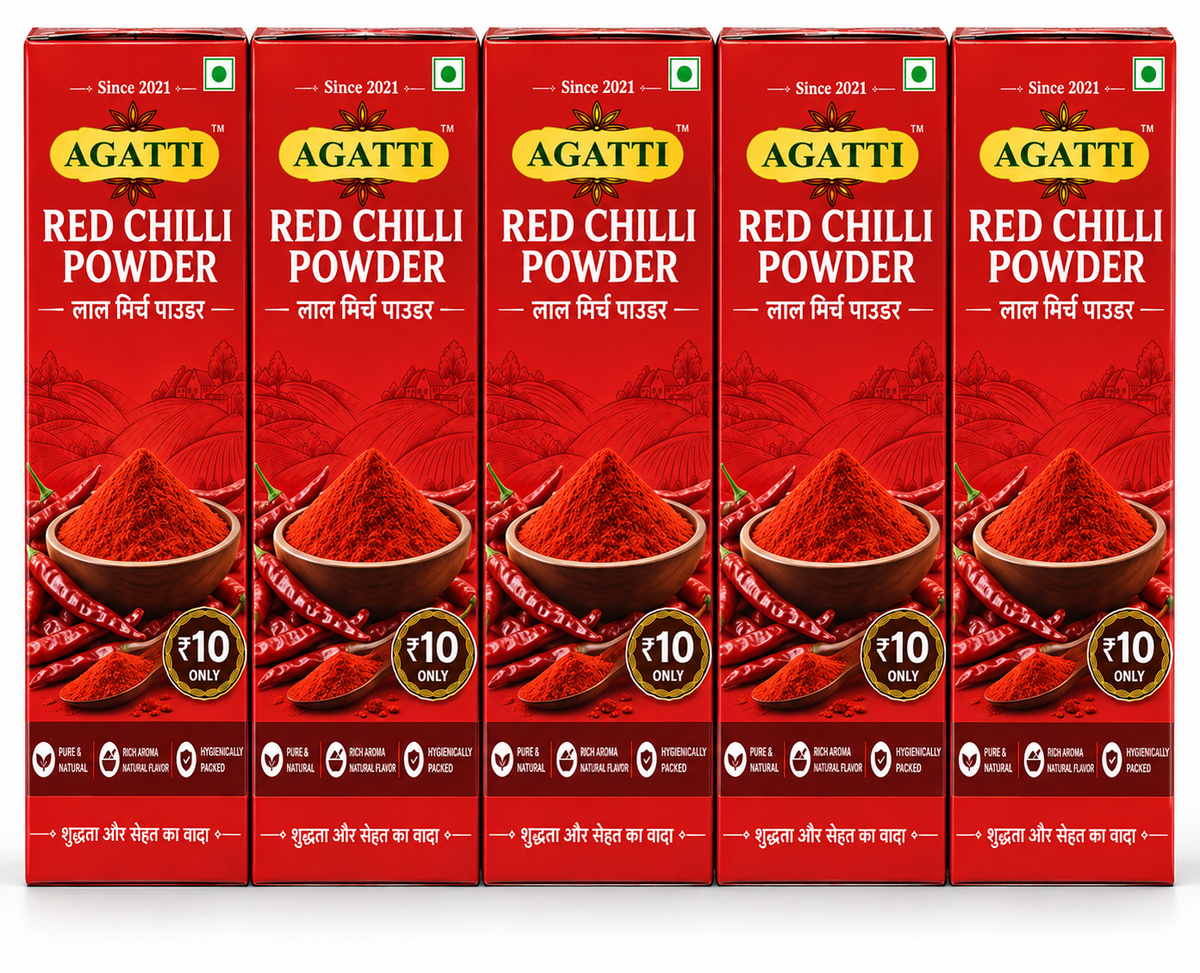 Red Chilli Powder (Pack of 5)