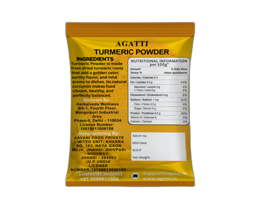 Agatti Turmeric(Haldi) Powder