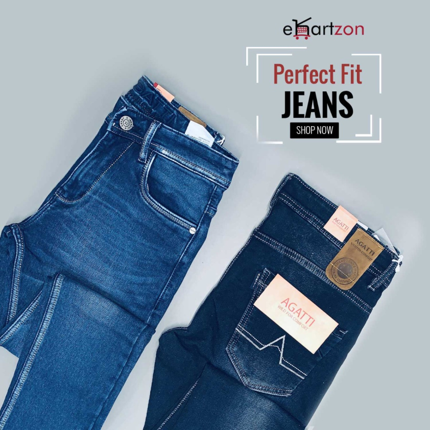 THE ULTIMATE OFFER, Buy Agatti Premium Denim Jeans at 50% Discount