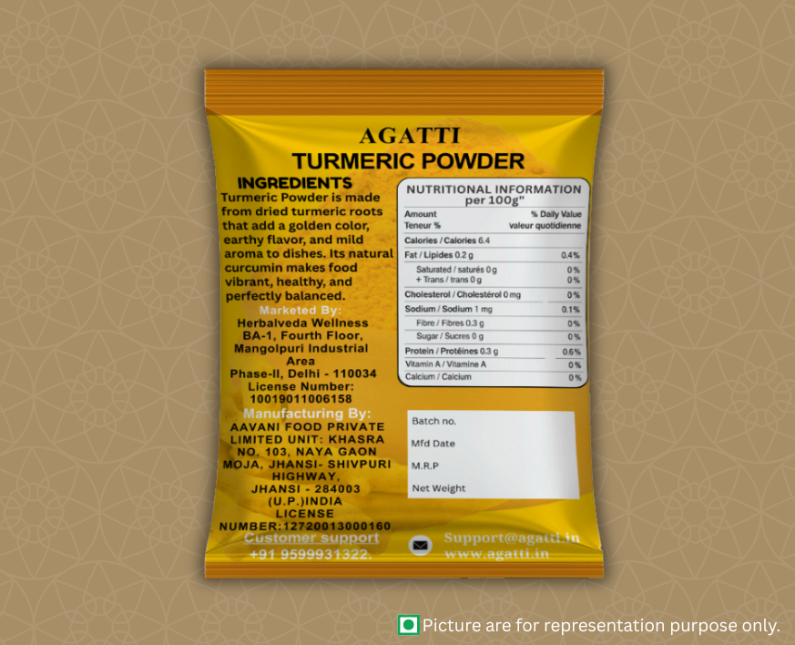 Agatti Turmeric(Haldi) Powder